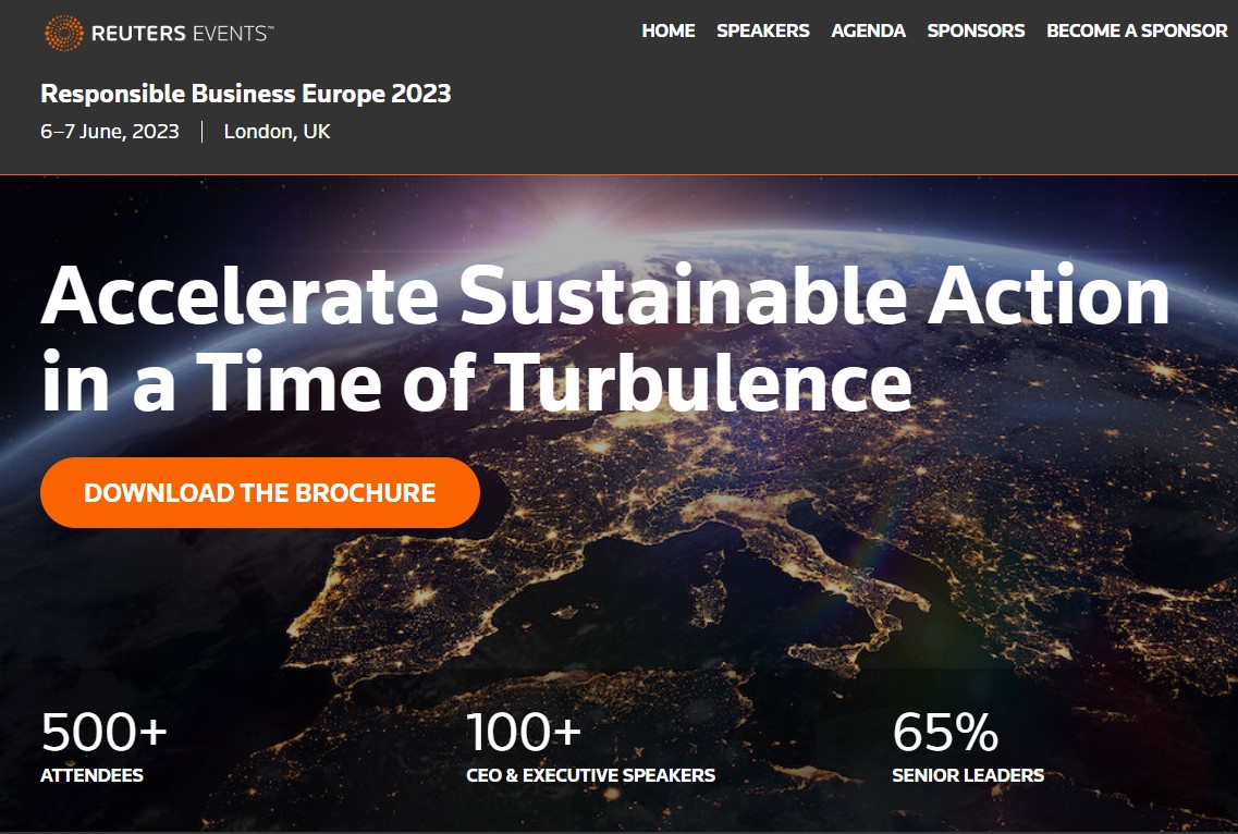 Reuters Event: Responsible Business Europe 2023